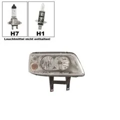 VW Bus T5 Hauptscheinwerfer mit Blinklicht H7 / H1 rechts bis 10/09