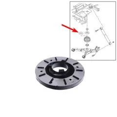 VW Bus T5 T6 Unterlage Hinterachsfedern hinten oben